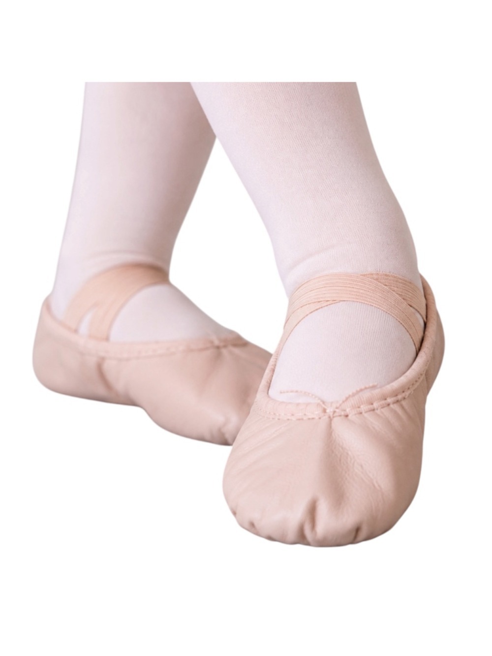 Girls Capezio Ballet Slippers Size 7.5M Beige